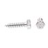 Generic #2-4 X 1/2 All Metal Lock Nut, Grade C, Zinc Package Of 25