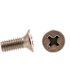 Generic M4-0.7 X 10mm Machine Screw, Flat Head, Phillips, Stainless Steel, Package Of 10