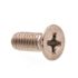 Generic M4-0.7 X 10mm Machine Screw, Flat Head, Phillips, Stainless Steel, Package Of 10
