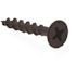 Generic Drywall Screws, Bgl Hd, Phil Dr, #6, Blk Ppte Stl, Package Of 500