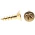 Generic Ws, Flat Hd, Phil Dr, #10solid Brass, Package Of 25