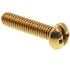 Generic Ms, Rh, Phil/slot Comb Dr, #8-32solid Brass, Package Of 25