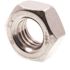 Generic Finished Hex Nuts, Met, M8-1.25, Grade A2-70 Ss, Package Of 25