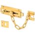 Generic Defender Sec Chain Dr Guard W/ Slide Bolt, Solid Brass
