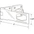 Generic Defender Sec Key Hasp, 4in X 1-5/8in, Stl, Chrm , Twist Knob