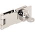 Generic Defender Sec Key Hasp, 4in X 1-5/8in, Stl, Chrm , Twist Knob