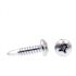 Generic #14" X 1" Sheet Metal Screws, Self Tapping Pan Head Phillips, Package Of 100