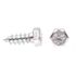Generic Hex Lag Screws, 3/8in X 1in, A307 Zc Steel, Package Of 25