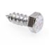 Generic Hex Lag Screws, 3/8in X 1in, A307 Zc Steel, Package Of 25