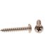 Generic Sheet Metal Screws, #8 X 1in, Gr 18-8 Ss, Package Of 25.