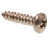 Generic Sheet Metal Screws, #4 X 1/2in, Gr 18-8 Ss, Package Of 25.