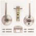 Kwikset Ladera Passage Lever, Satin NICKEL
