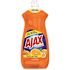 Ajax Dish Detergent, Liquid, Orange Scent, 28 Oz Bottle, Carton Of 9