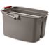 Rubbermaid Commercial 19 Quart Dble Utility Pail, 18 X 14 1/2 X 10, Gray Plastic