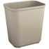 Rubbermaid Commercial Fre-Rsistnt Wstbsket, Rectngulr, Fberglass, 7 Gallon, Gray