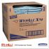 Wypall X70 Foodservice Towels, 1/4 Fold, 12 1/2 X 23 1/2, Blue, Carton Of 300