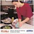 Wypall X70 Foodservice Towels, 1/4 Fold, 12 1/2 X 23 1/2, Blue, Carton Of 300