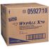 Wypall X70 Foodservice Towels, 1/4 Fold, 12 1/2 X 23 1/2, Blue, Carton Of 300