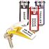Durable Key Tgs Locking Ky Cabints Plstc 1 1/8 X 2 3/4 Asst Package Of 24