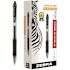 Zebra Sarasa Dry Gel X20 Gel Pen Bold 1 Mm Black Ink Smoke Barrel Package Of 12