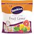 Sunkist fruit Gems Chewy Candy Assortment, Assorted Natural Fruit Flavors