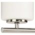 Progress Lighting Replay Four Light Polished NICKEL Bath Light With White Glass