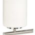 Progress Lighting Replay Four Light Polished NICKEL Bath Light With White Glass