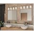 Progress Lighting Replay Four Light Polished NICKEL Bath Light With White Glass