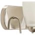 Progress Lighting Gather Three Light Brushed NICKEL Fluorescent Bath Light, Bulb