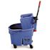 Rubbermaid Commercial Wvebrke 8.75 Gal. Sde-Press M0p Bucket And Wringer (blue)