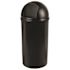 Rubbermaid Commercial 25 Gallon Marshal Black Trash Can
