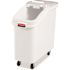 Rubbermaid Commercial 2.75 Gallon Prosave Beige Ingredient Bin With Sliding Lid