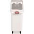 Rubbermaid Commercial 2.75 Gallon Prosave Beige Ingredient Bin With Sliding Lid