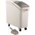 Rubbermaid Commercial 2.75 Gallon Prosave Beige Ingredient Bin With Sliding Lid