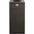 Rubbermaid Commercial Silhouets Opn Tp Sqr 16g Receptacle, Blak Wit Plastic Linr