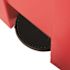 Rubbermaid Commercial 18 Gal Red Plastic Rectangular Step-On Trash Can