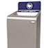 Rubbermaid Commercial Blue Mixed Recycle Decal For 33 Gal Container