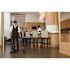 Rubbermaid Commercial Lobby Black Plastic Upright Dst Pan Wth Cover Package Of 6