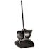 Rubbermaid Commercial Lobby Black Plastic Upright Dst Pan Wth Cover Package Of 6