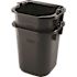 Rubbermaid Commercial 5 Qt Black Heavy-Duty Cleaning Pail Package Of 4