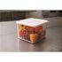 Rubbermaid Commercial 3/4.5/5.5 Gal Squre Food Strage Containr Lid Package Of 6