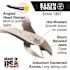 Klein Tools 8'' Journeyman High-Leverage Diagonal-Cutting Angle Head Pliers
