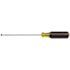 Klein Tools Black Cabinet Tip Mini Screwdriver 6.75" W/round Shank 4''