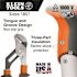 Klein Tools Pump Pliers, Insulated, Slim, 10 Inch Length