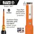 Klein Tools Screwdriver, Insulated 3/32 Inch Slotted 3 Inch Length