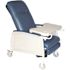 Drive 3-Position Roller Recliner, 250lb Weight Capacity, 19"w X 19"d, Blueridge