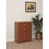 Drive Oslo 4-Drawer Chest, NICKEL Hardware, 37" X 29" X 18", Cherry