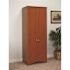 Drive Oslo 2-Door Wardrobe, 78" X 30" X 23", NICKEL Hardware, Cherry