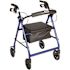 Drive Medical Design Rollator,6"4whl.,steel,blue