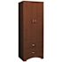 Drive Oslo 2-Door/2-drawer Wardrobe Cabinet, 30"w X 23"d X 78"h, Mahogany